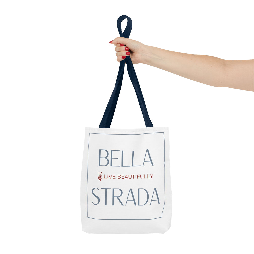 Bella Strada 'Live Beautifully' Signature Tote Bag | Bella Strada Studio