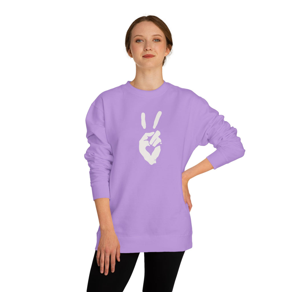 Peace+Love Signature Graphic Crewneck Sweatshirt | Bella Strada Studio