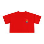 Peace+Love Pride Rainbow Women's Crop Tee | Bella Strada Studio