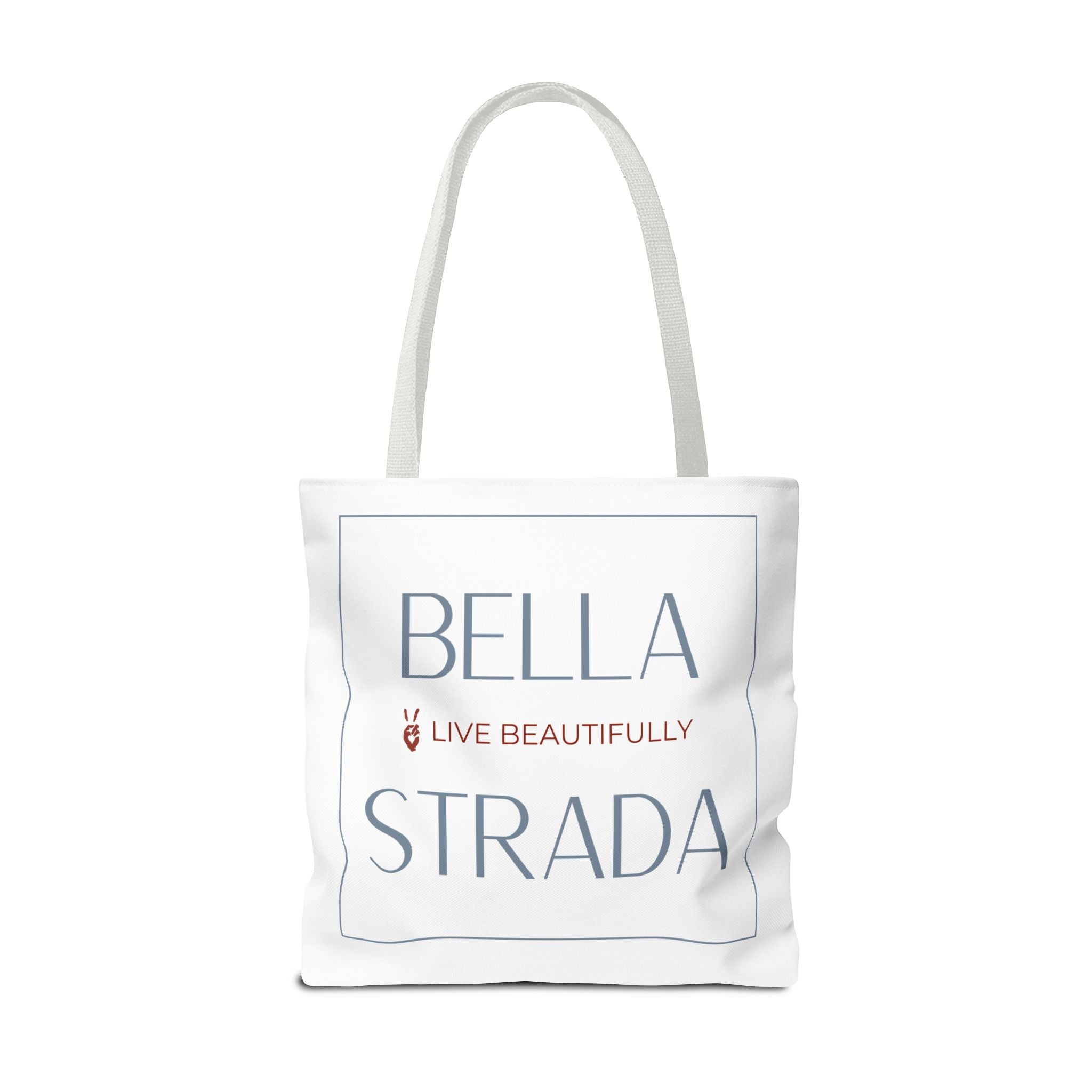 Bella Strada 'Live Beautifully' Signature Tote Bag | Bella Strada Studio