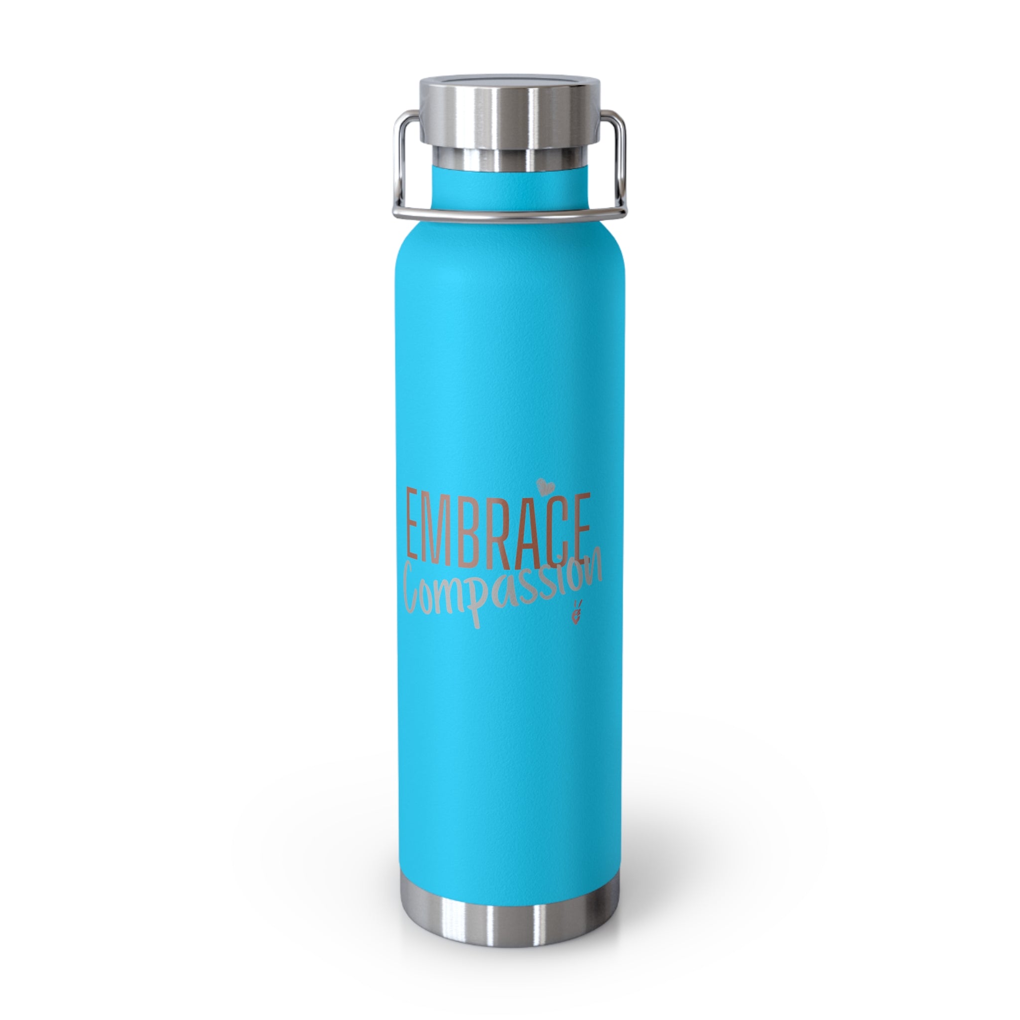 Embrace Compassion Insulated 22oz Copper Water Bottle | Bella Strada Studio