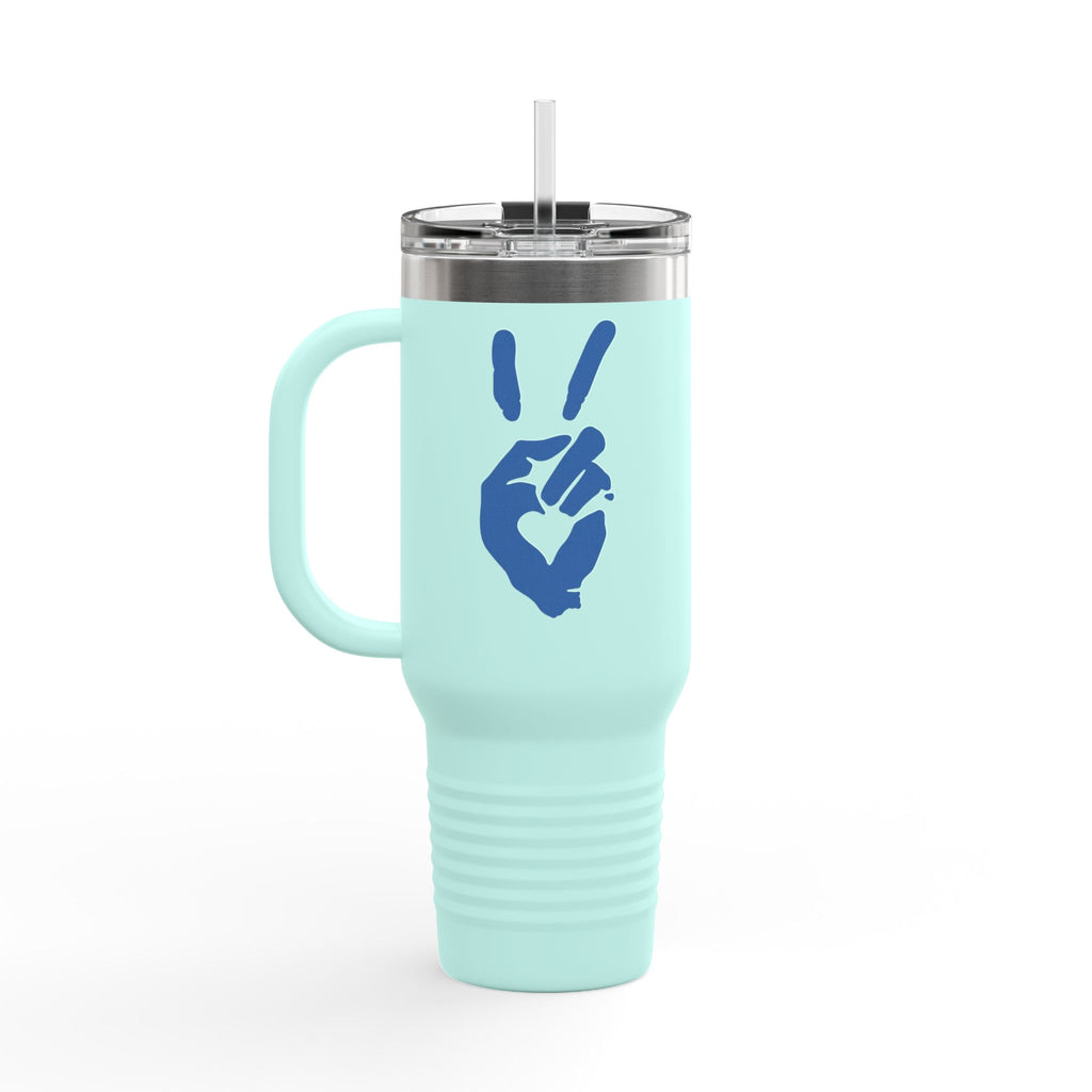 Peace + Love Signature 40oz Insulated Travel Mug | Bella Strada Studio