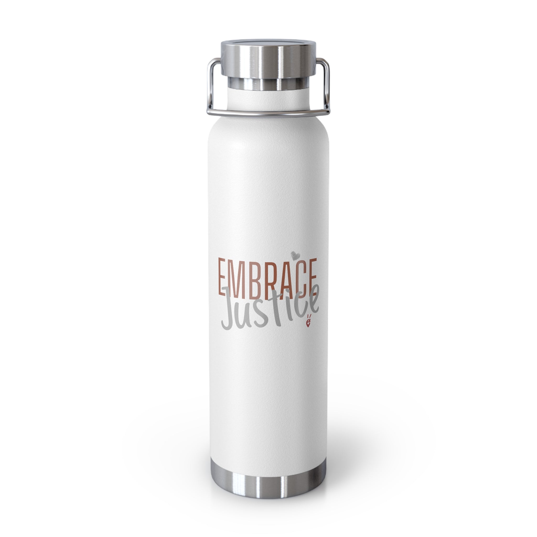 Embrace Justice Insulated 22oz Copper Water Bottle | Bella Strada Studio