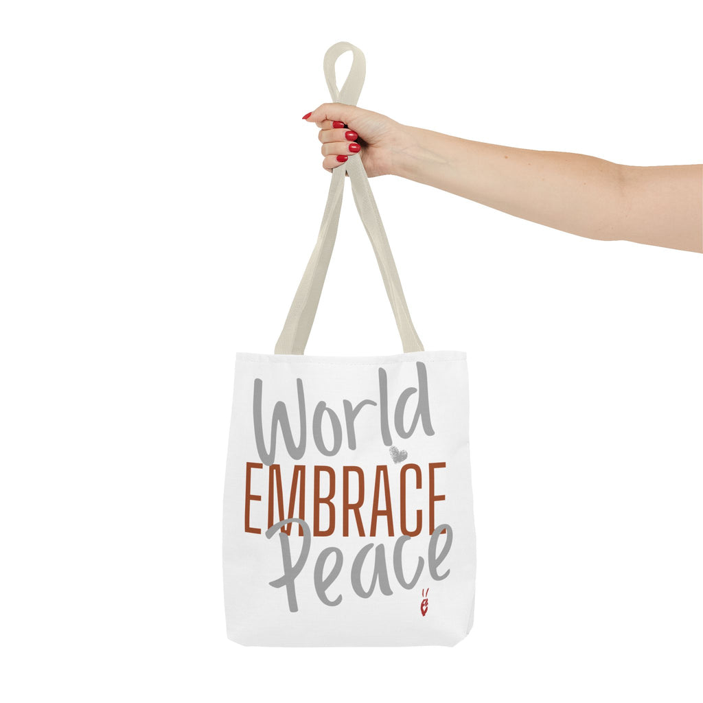 Embrace World Peace Tote Bag | Bella Strada Studio