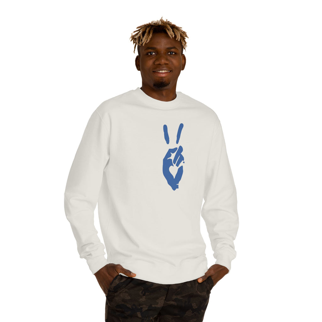 Peace+Love Signature Graphic Crewneck Sweatshirt | Bella Strada Studio