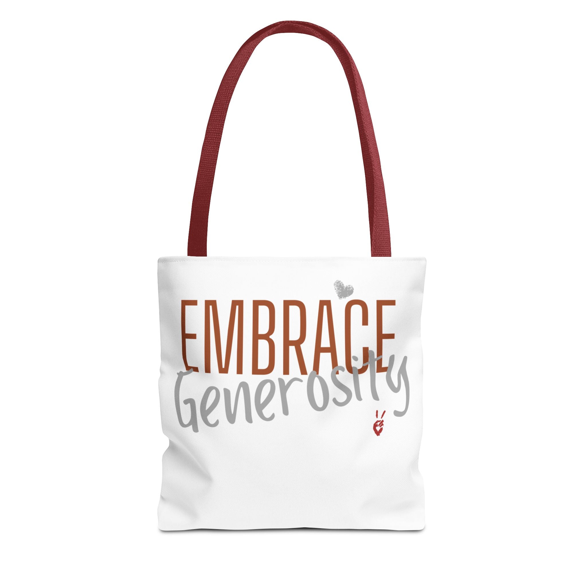 Embrace Generosity Tote Bag | Bella Strada Studio