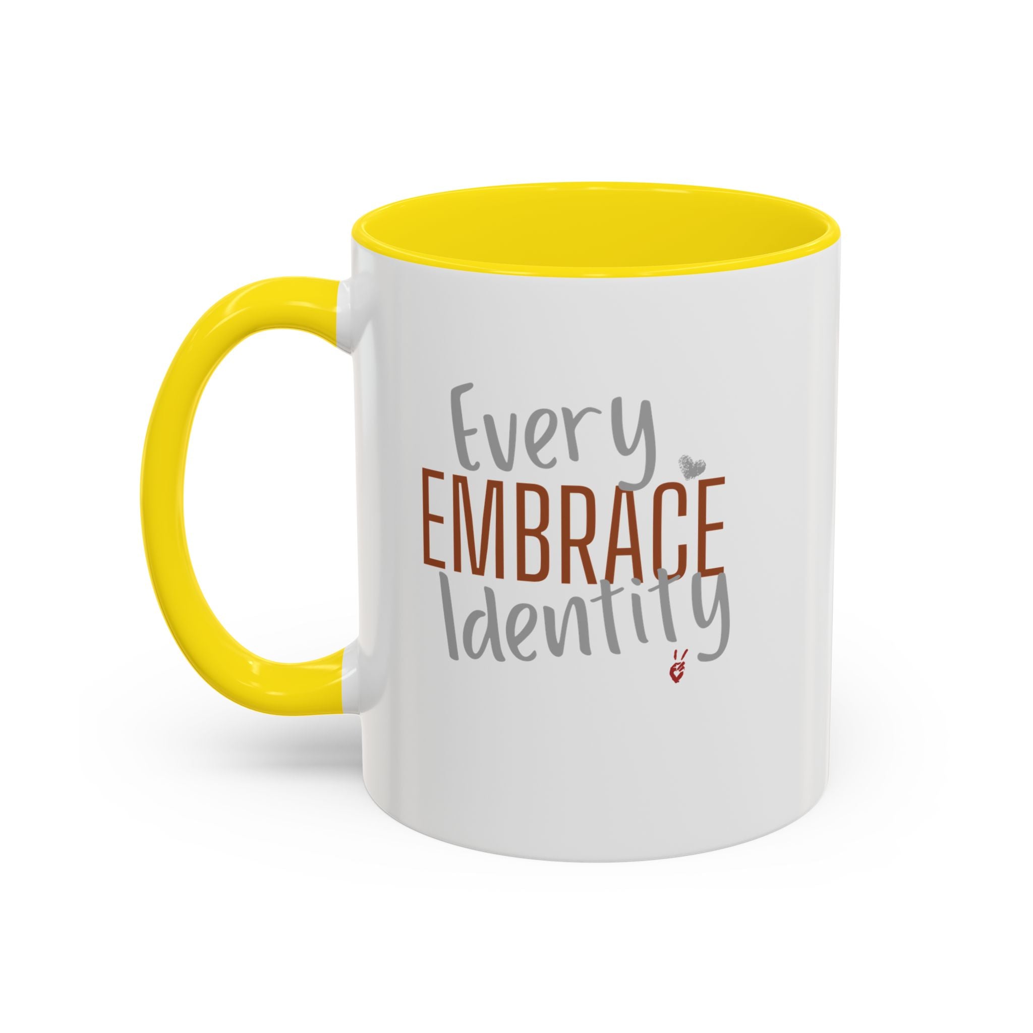 Embrace Every Identity Inspirational Coffee Mug | Bella Strada Studio