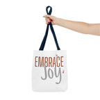 Embrace Joy Tote Bag | Bella Strada Studio