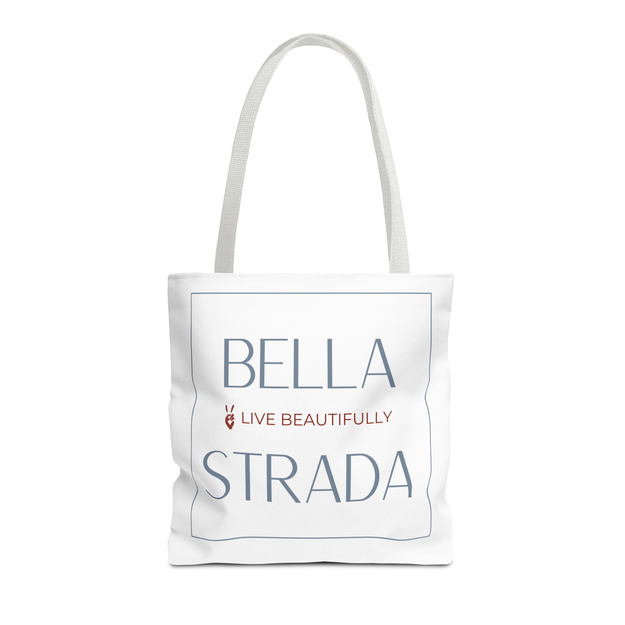 Bella Strada 'Live Beautifully' Signature Tote Bag | Bella Strada Studio