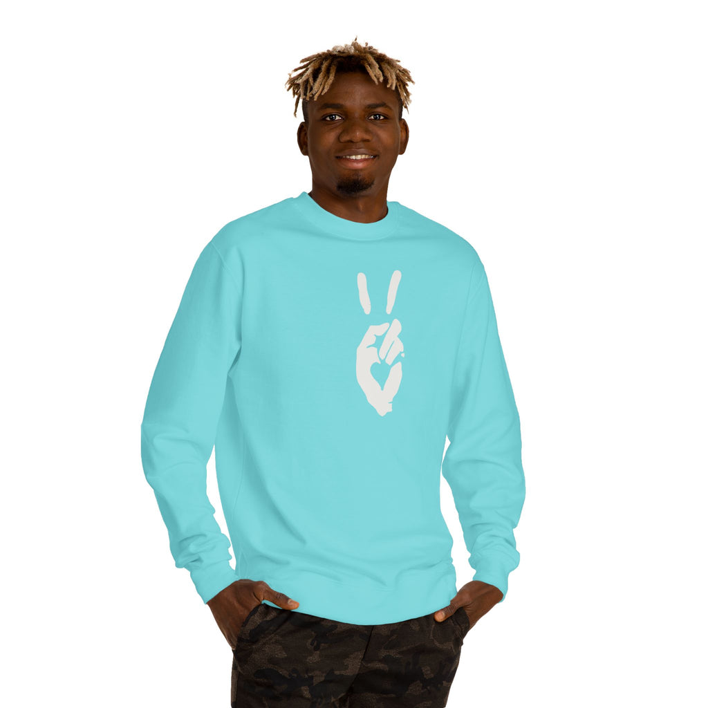 Peace+Love Signature Graphic Crewneck Sweatshirt | Bella Strada Studio