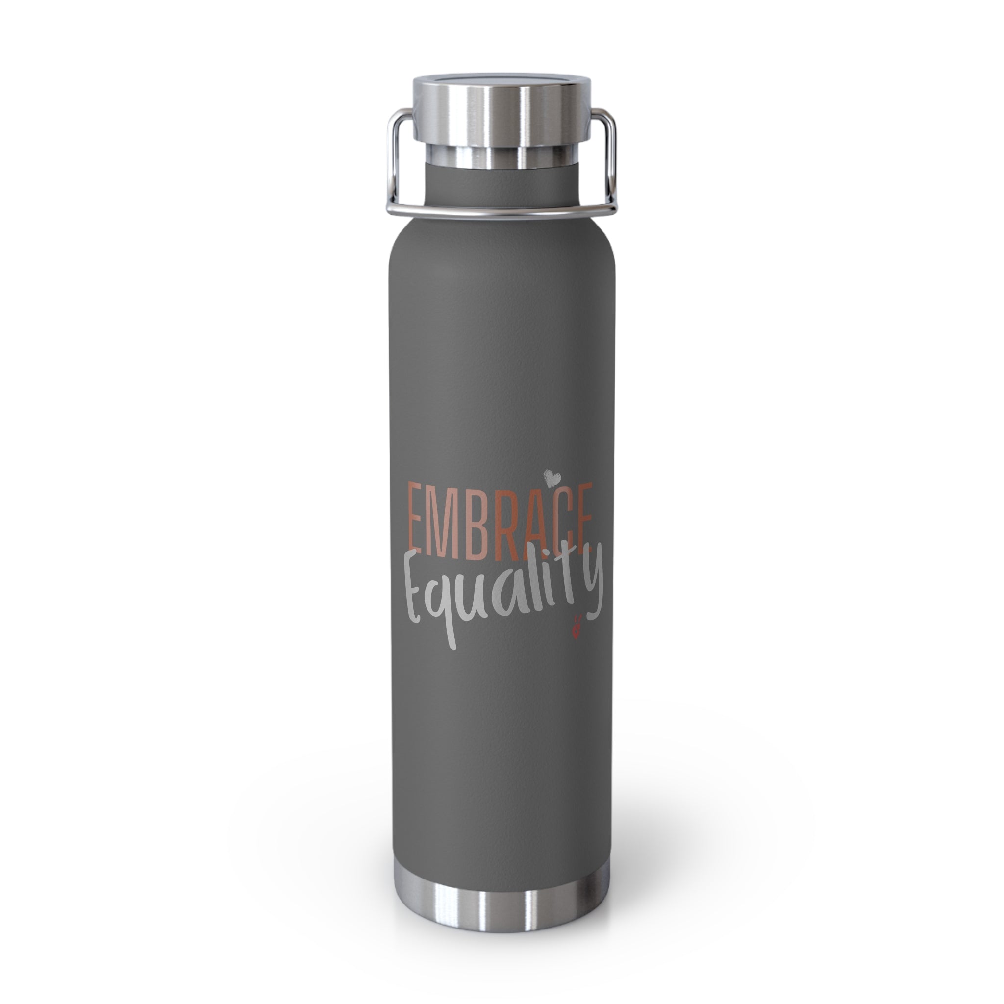 Embrace Equality Insulated 22oz Copper Water Bottle | Bella Strada Studio